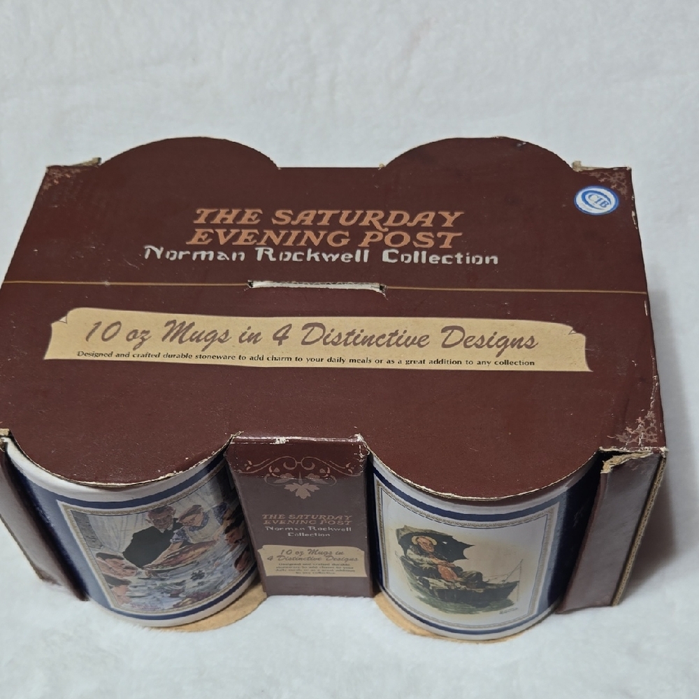 The Saturday Evening Post Vintage Mugs Set